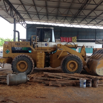 รถตักล้อยาง  TCM 870 รถนอกนำเข้า