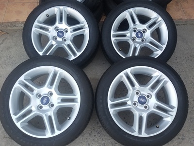 ขายล้อแม็ก Ford Fiesta 16 พร้อมยางปี 12  4  ล้อ