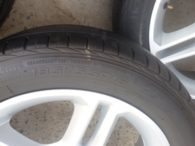 ขายล้อแม็ก Ford Fiesta 16 พร้อมยางปี 12  4  ล้อ