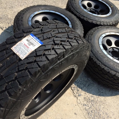 Falken Wildpeak AT 265 65 r17 + Lenso MAX1 ขอบ17