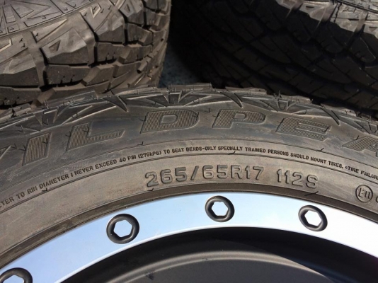 Falken Wildpeak AT 265 65 r17 + Lenso MAX1 ขอบ17