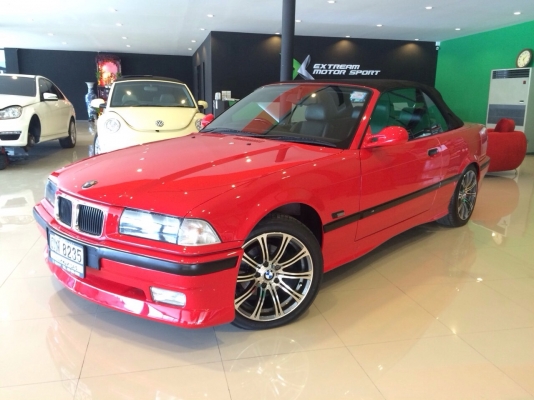 ขายรถสะสมหายาก BMW E36 CABRIOLET 320I เครื่อง 3200 6สูบ สีแดงเดิม ชุดแต่ง M แท้ทั้งคันจากนอก หลังคาไฟฟ้าใช้งานได้สมบูรณ์ สีรถเคลือบแก้วตลอด สภาพพร้อมโชว์ จัดไฟแนทซ์ได้