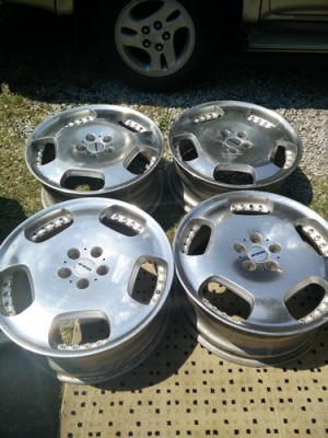 ขายล้อแม็กมือสอง แนว V.I.P. ขอบ 20&rdquo;  W WORK ปรับลด(12,000)