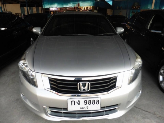 HONDA - ACCORD -  NAVI 2.4 i-VTEC AT ปี2008 สีเทา เกียร์อัตโนมัติ เครื่องเบนซิน 2400cc