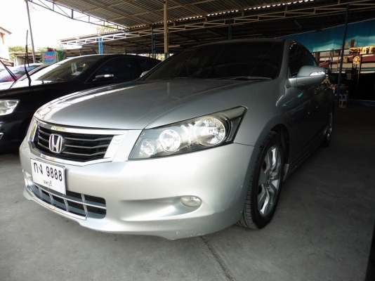 HONDA - ACCORD -  NAVI 2.4 i-VTEC AT ปี2008 สีเทา เกียร์อัตโนมัติ เครื่องเบนซิน 2400cc
