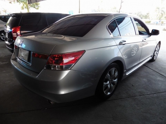 HONDA - ACCORD -  NAVI 2.4 i-VTEC AT ปี2008 สีเทา เกียร์อัตโนมัติ เครื่องเบนซิน 2400cc