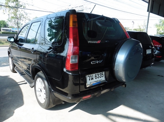 HONDA - CR-V - 2.0 AT ปี2002 สีดำ เกียร์อัตโนมัติ เครื่องเบนซิน 2000cc HONDA - CR-V - 2.0 AT ปี2002 สีดำ เกียร์อัตโนมัติ เครื่องเบนซิน 2000cc