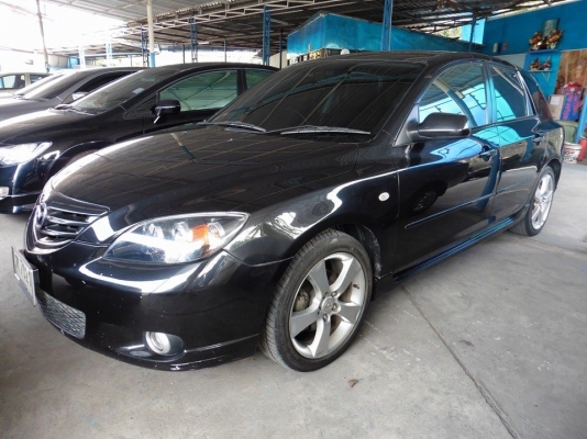 MAZDA - 3 - 2.0 AT ปี2005 สีดำ เกียร์อัตโนมัติ เครื่องเบนซิน 2000cc