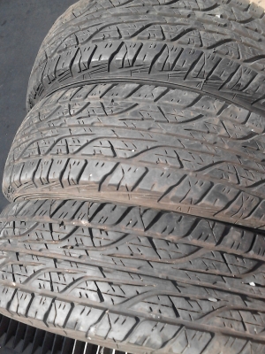 225/65R17 DUNLOP GRAND TREK AT3  มี 3 เส้น TEL.081-427-3941
