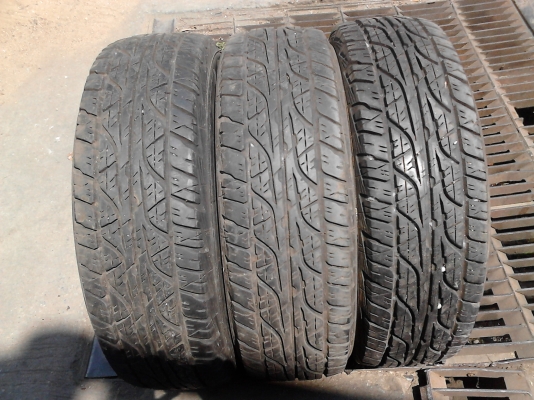 225/65R17 DUNLOP GRAND TREK AT3  มี 3 เส้น TEL.081-427-3941