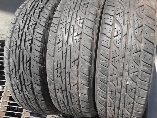 225/65R17 DUNLOP GRAND TREK AT3  มี 3 เส้น TEL.081-427-3941