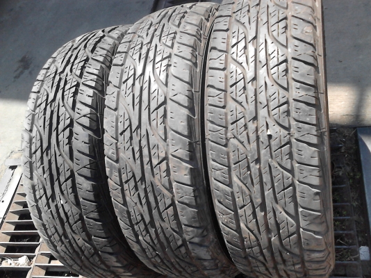 225/65R17 DUNLOP GRAND TREK AT3  มี 3 เส้น TEL.081-427-3941
