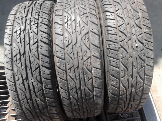 225/65R17 DUNLOP GRAND TREK AT3  มี 3 เส้น TEL.081-427-3941