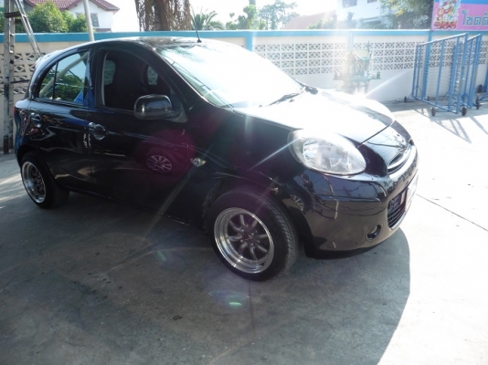 NISSAN - MARCH - 1.2 AT ปี2011 สีดำ เกียร์อัตโนมัติ เครื่องเบนซิน 1200cc NISSAN - MARCH - 1.2 AT ปี2011 สีดำ เกียร์อัตโนมัติ เครื่องเบนซิน 1200cc