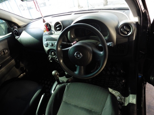 NISSAN - MARCH - 1.2 AT ปี2011 สีดำ เกียร์อัตโนมัติ เครื่องเบนซิน 1200cc NISSAN - MARCH - 1.2 AT ปี2011 สีดำ เกียร์อัตโนมัติ เครื่องเบนซิน 1200cc