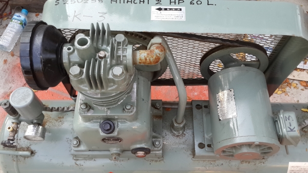 ปั้มลม HITAHI 2 แรง รหัส k - 3 ปั้มลม HITAHI 2 แรง รหัส k - 3