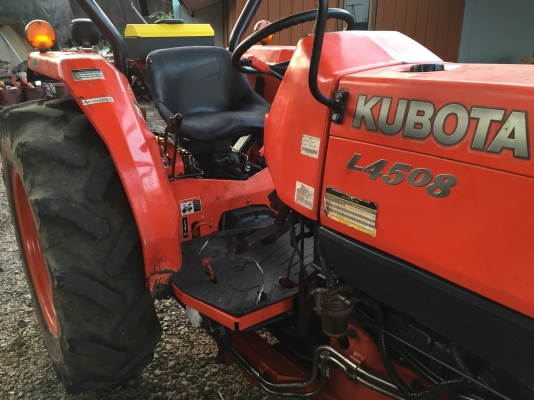 ชุดคุ้มๆ L4508 ใบดันหน้ากับผานหลัง ยางหน้าเปลี่ยนใหม่ๆเลย ราคาเบาหวิว รีบเลย