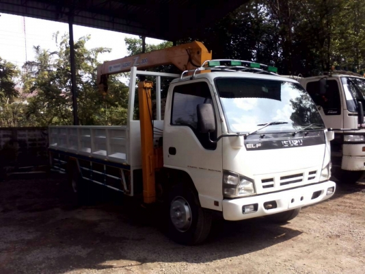 ขายรถ 6 ล้อ กระบะคาร์โก้ ติดเครน TADANO SUPPER 3 T  ISUZU .NQR 150 แรง รถสวยพร้อมใช้ ราคา.890000 ต่อรองได้