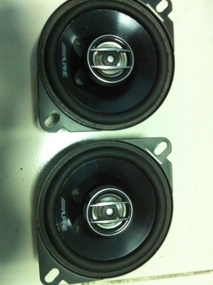 Alpine STE-102C 4นิ้ว 2ทาง 100W สภาพสวย มือ2 ญี่ปุ่น