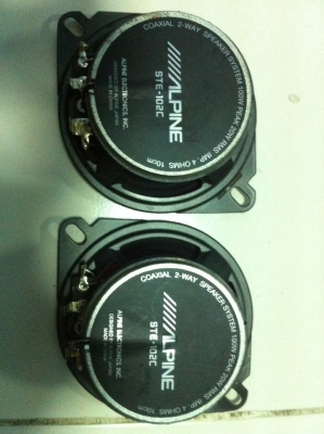 Alpine STE-102C 4นิ้ว 2ทาง 100W สภาพสวย มือ2 ญี่ปุ่น Alpine STE-102C 4นิ้ว 2ทาง 100W สภาพสวย มือ2 ญี่ปุ่น