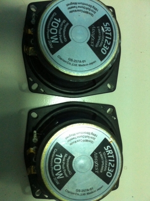 ADDZEST SRT1230 4นิ้ว 2ทาง 100W สภาพสวย มือ2 ญี่ปุ่น ADDZEST SRT1230 4นิ้ว 2ทาง 100W สภาพสวย มือ2 ญี่ปุ่น
