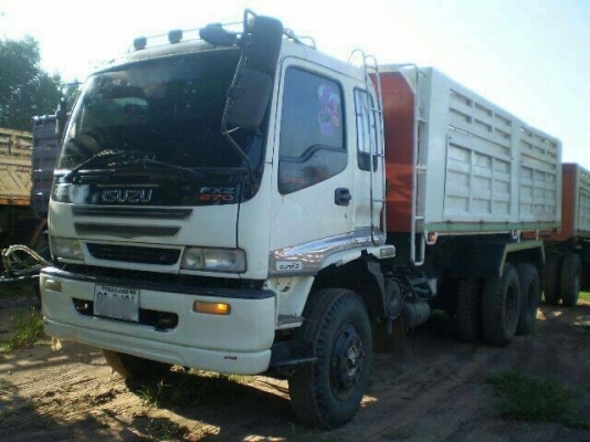 ขายรถพ่วง 18 ล้อ 2เพลา แม่.ลูก กระบะเหล็กดั้ม ISUZU .270 ปี.47  รถเก็บสีรายละเอียดใหม่ ทั้งแม่.ลูก สนใจโทร