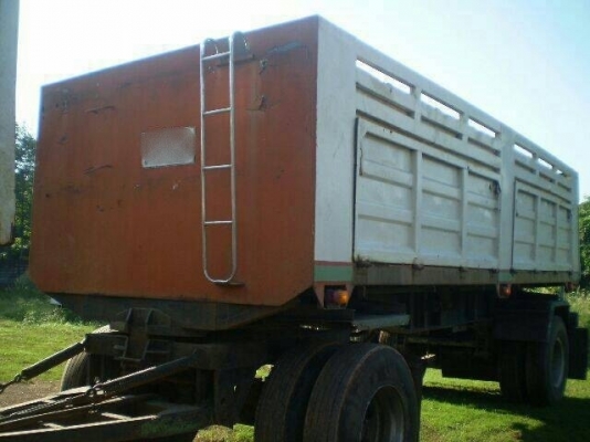 ขายรถพ่วง 18 ล้อ 2เพลา แม่.ลูก กระบะเหล็กดั้ม ISUZU .270 ปี.47  รถเก็บสีรายละเอียดใหม่ ทั้งแม่.ลูก สนใจโทร