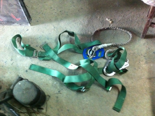 ชุดเชือกเซฟตี้ เชือกนิรภัย เชือกป้องการตกจากที่สูง YAMADA  ใช้ใส่ป้องกันการตกจากที่สูงขณะทำงาน