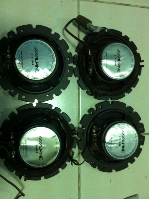 ชุดAlpine STE-164R 6นิ้วครึ่ง 3ทาง 150 คู่หน้า คู่หลัง รวม4ดอก มือ2 ญี่ปุ่น ชุดAlpine STE-164R 6นิ้วครึ่ง 3ทาง 150 คู่หน้า คู่หลัง รวม4ดอก มือ2 ญี่ปุ่น