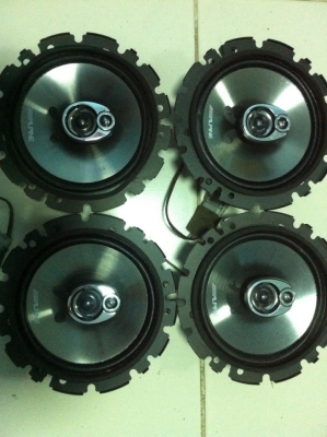 ชุดAlpine STE-164R 6นิ้วครึ่ง 3ทาง 150 คู่หน้า คู่หลัง รวม4ดอก มือ2 ญี่ปุ่น