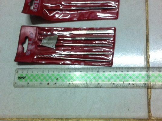 ชุดตะไบเพชร SOLO ขนาด 3*140*5 สำหรับแต่งชิ้นงานที่แข็งๆ(มี 3 ชุด)