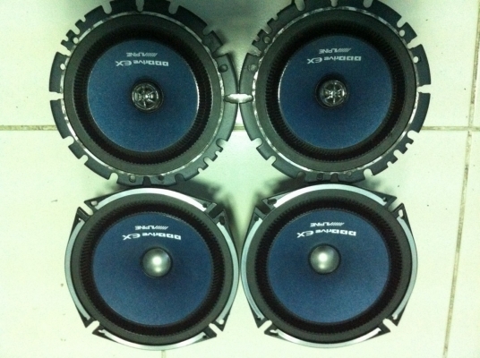 ชุดAlpine DDS-175E และ DDS-162E 160W โครงหล่อ 6นิ้งครึ่ง หน้า หลัง อย่างละ1คู่ มือ2 ญี่ปุ่น