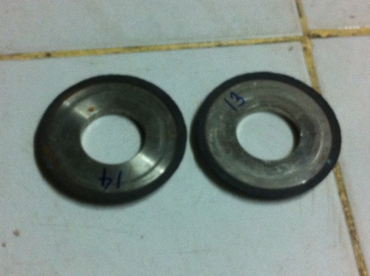 หินเจียร์เพชรแบบรูปถ้วยและแบบแบนเหมือนจาน ใช้เจียร์แต่งคาร์ไบร์ต่างๆ หินเจียร์เพชรแบบรูปถ้วยและแบบแบนเหมือนจาน ใช้เจียร์แต่งคาร์ไบร์ต่างๆ