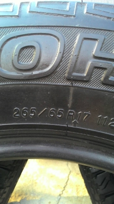 ขายยาง AT 265/65R17
