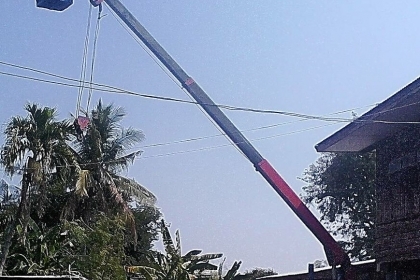 ขายเครน TANADO-3ตัน 3ปอก 2ชัก สภาพดีเครนใช้งานได้เลย ราคา 95,000บ