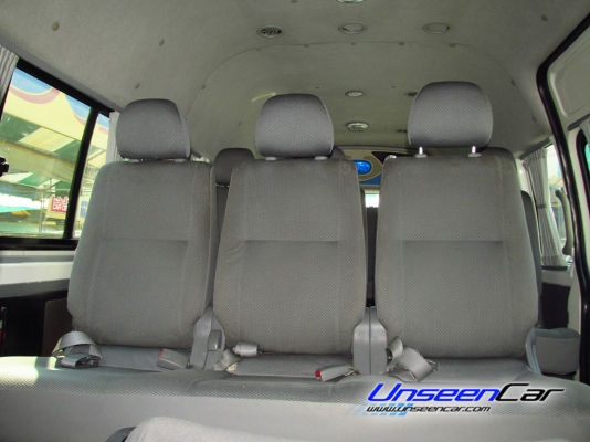 ขายด่วนๆ TOYOTA ปี : 2008 รุ่น : HIACE สี : ขาว โฉม : COMMUTER เกียร์ : MT รุ่นย่อย : 2.7 VVT-i เครื่องยนต์ : เบนซิน,NGV, 2700 cc ราคา 6590,000 บาท โทรสอบถาม 0922726669 คุณตันหยงค่ะ