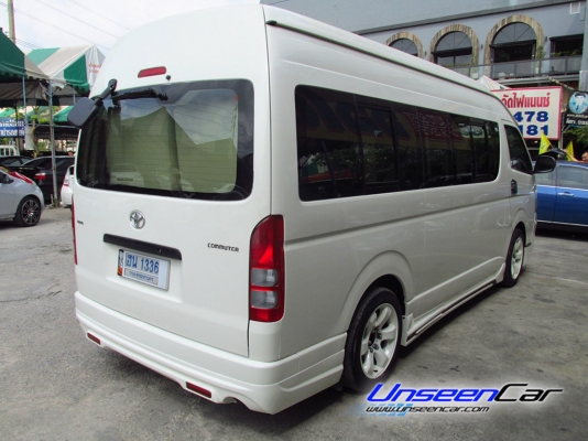 TOYOTA ปี 2011 รุ่น HIACE สี ขาว โฉม COMMUTER เกียร์ MT เครื่องยนต์ เบนซิน NGV แต่ง วีไอพี เต็มๆ ล้นๆ ราคา 778,000 บาท โทร 0922726669 คุณตันหยงค่ะ ดูแลการจัดไฟแนนซ์
