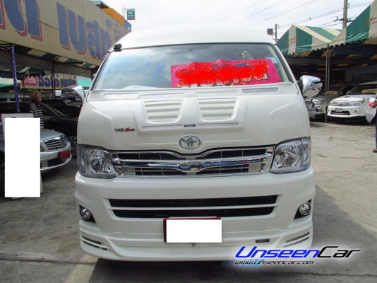 TOYOTA ปี 2011 รุ่น HIACE สี ขาว โฉม COMMUTER เกียร์ MT เครื่องยนต์ เบนซิน NGV แต่ง วีไอพี เต็มๆ ล้นๆ ราคา 778,000 บาท โทร 0922726669 คุณตันหยงค่ะ ดูแลการจัดไฟแนนซ์