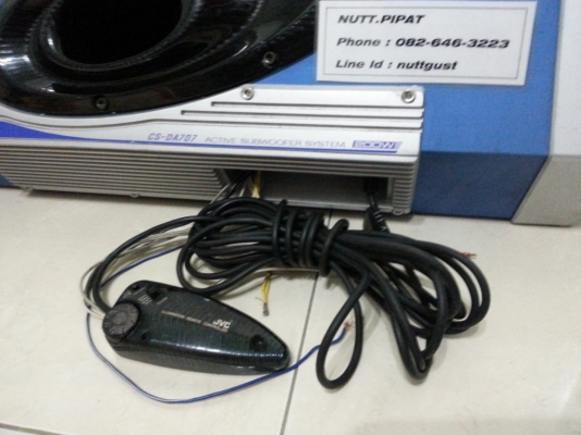Subwoofer JVC (CS-DA707) พร้อมรีโมท มือ2ญี่ปุ่น