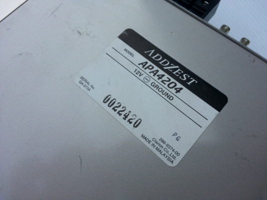 แอมป์ 4ch Addzest APA4204 สวยๆ แรงๆ มือ2ญี่ปุ่น