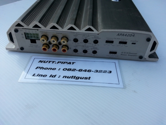 แอมป์ 4ch Addzest APA4204 สวยๆ แรงๆ มือ2ญี่ปุ่น