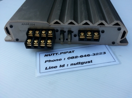 แอมป์ 4ch Addzest APA4204 สวยๆ แรงๆ มือ2ญี่ปุ่น