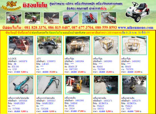วันสุดท้าย!!!  นิฮอนโมโน มอบอั่งเปาสุดพิเศษ  ต้อนรับตรุษจีน ลดราคาสินค้ากว่า 200 รายการ เริ่ม 8-28 ก.พ. 58 นี้จ้า !!!