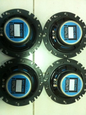 ชุดKENWOOD KFC-C162 100W 6นิ้วครึ่ง 2ทาง หน้า หลัง 4ดอก มือ2 ญี่ปุ่น