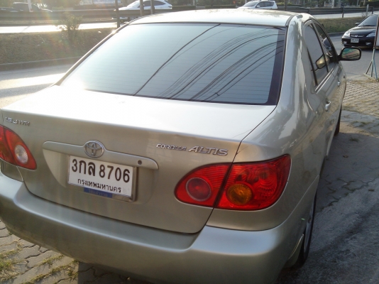 TOYOTA - COROLLA - ALTIS 1.6  VVTi AT ปี2001 สีน้ำตาล เกียร์อัตโนมัติ เครื่องเบนซิน 1600cc