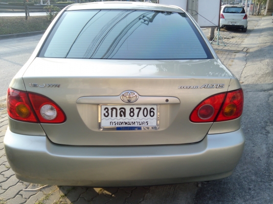 TOYOTA - COROLLA - ALTIS 1.6  VVTi AT ปี2001 สีน้ำตาล เกียร์อัตโนมัติ เครื่องเบนซิน 1600cc