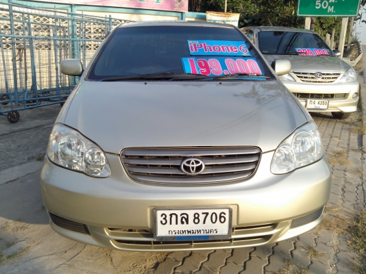 TOYOTA - COROLLA - ALTIS 1.6  VVTi AT ปี2001 สีน้ำตาล เกียร์อัตโนมัติ เครื่องเบนซิน 1600cc