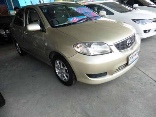 TOYOTA - VIOS - 1.5  VVTi AT ปี2003 สีทอง เกียร์อัตโนมัติ เครื่องเบนซิน 1500cc