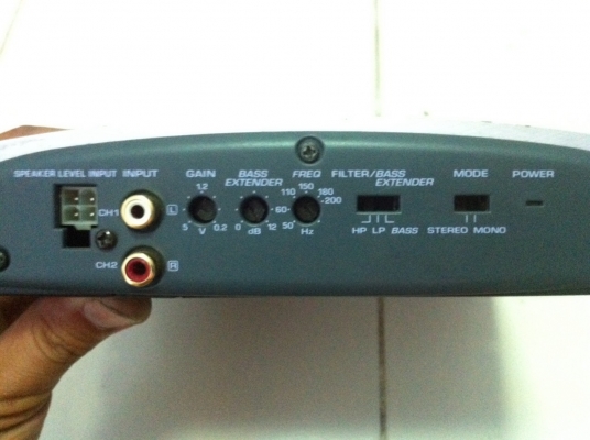 ADDZEST APA2080 2CH 40W*2 วัตต์เต็ม ขับซับได้ มือ2 ญี่ปุ่น