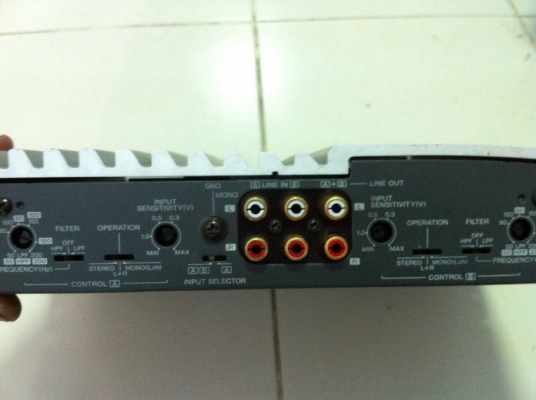 KENWOOD KAC-746 4CH 70W-4 วัตต์เต็ม ขับซับได้ มือ2 ญี่ปุ่น